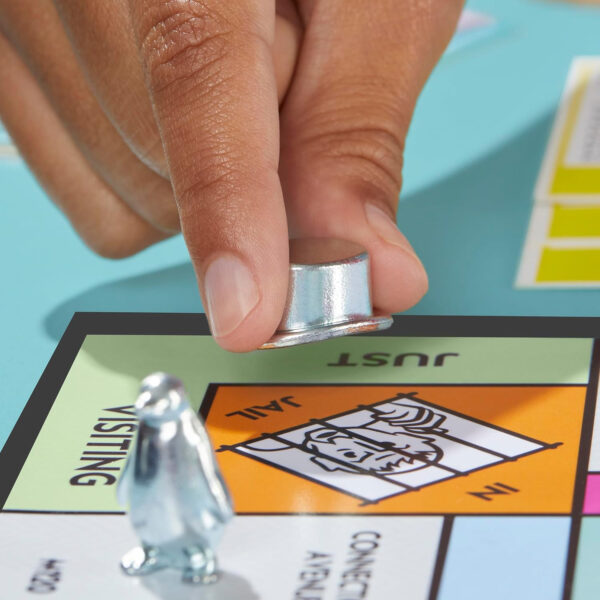 Monopoly Board Game | Classic Game with Storage Tray and Larger Tokens | Ages 8+ | 2 to 6 Players | Family Games for Kids and Adults | Kids Gifts - Image 5