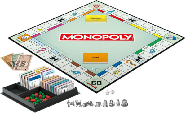 Monopoly Board Game | Classic Game with Storage Tray and Larger Tokens | Ages 8+ | 2 to 6 Players | Family Games for Kids and Adults | Kids Gifts - Image 13