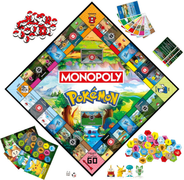 Monopoly Pokémon Edition Board Game | Ages 8 and Up | 2 to 4 Players | Kids Games for Pokémon Fans | Fun Family Games| 45 Mins. Avg. - Image 14