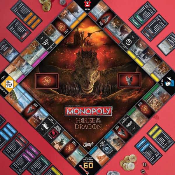 Monopoly House of the Dragon Edition Board Game | Based on the Hit TV Series | Ages 17 and Up | 2 to 6 Players | Strategy Games (Amazon Exclusive) - Image 3