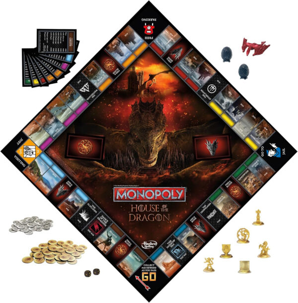 Monopoly House of the Dragon Edition Board Game | Based on the Hit TV Series | Ages 17 and Up | 2 to 6 Players | Strategy Games (Amazon Exclusive) - Image 13