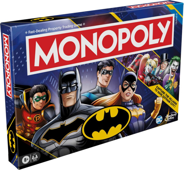 Monopoly Batman Edition Board Game | Monopoly Game for Batman Fans | Ages 8 and Up | 2 to 4 Players | Family Games | Strategy Games for Kids and Adults (Amazon Exclusive) - Image 18